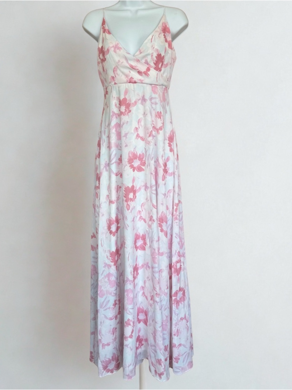 Lulu's Watercolor Wonderland Pink Floral Print Maxi Dress - Picture 3 of 14